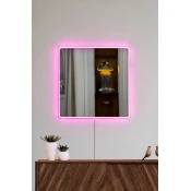 Woody Fashion Zrcalo z LED osvetlitvijo