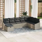 Set sofe s jastukom 9 pcs poliratan