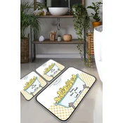 Lessentiel Maison Set 3 prostirke za kupatilo Šareni