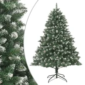 Vidaxl Umetna novoletna jelka s stojalom 240 cm PVC