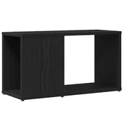 Vidaxl TV omarica črn hrast 60x24x32 cm inženirski les