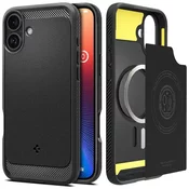 Ovitek Spigen Rugged Armor MagSafe, mat črna - iPhone 6.7 2024 (ACS08087)