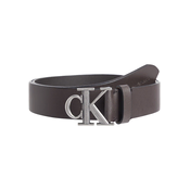 Calvin Klein Jeans Pas  temno rjava / srebrna
