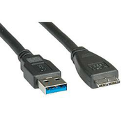 ROLINE Roline USB kabel USB 3.2 gen. 1 (USB 3.0) USB-A vtič\, USB mikro-A vtič 2.00 m črna zaščiten 11.02.8874, (20416387)