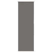 Vidaxl Rolo zatemnjena siv 50x175 cm tkanina širina 45,7 cm poliester