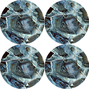 Bertoni Home Unisexs 4 Round Table Pads Set Rio