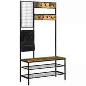 Homestar Viseča omara za hodnik 100x40x185 cm rjava