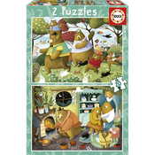 Educa Puzzle Gozdne zgodbe 2x20 kosov