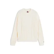 Tommy Jeans Pulover ecru
