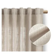 Bež zavesa 140x250 cm Valeta – Restilo