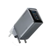 Stenski 100W polnilec Anker Prime (A2688341) GaN, 2x USB-C, USB-A - gray