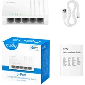 CUDY Cudy GS105U 5-Port Gigabit Ethernet Switch with USB-C Power Jack