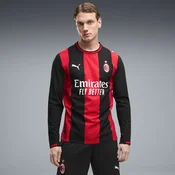PUMA AC Milan 26/27 Home Authentic Long Sleeve Jersey Men, Clothing, Black/Red, XS
