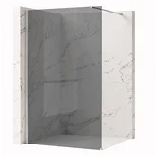 Stena za prhanje Rea Flexi Grey/Chrome 80