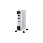 Blaupunkt Blaupunkt HOR401 električni radiator, olje, 2000 W, prenosni, 9 cevi, zaščita pred pregrevanjem, bela, za notranjo uporabo