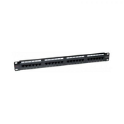 Patch panel 19 inca 1U U TP 24 prikljucka, RJ45 Cat5e