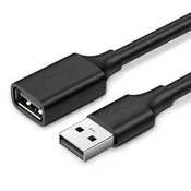 Ugreen Podaljšek USB kabla, 1 m, črn