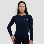 GymBeam Ženska majica z dolgimi rokavi Basic Navy