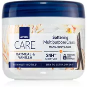 Avon Care Oatmeal & Vanilla večnamenska krema za obraz, roke in telo 400 ml