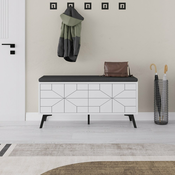 HANAH HOME Cipelarnik Dune Bench White