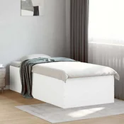 Okvir za krevet bijeli 100 x 200 cm konstruirano drvo