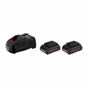 BOSCH Začetni komplet ProCORE18V - 2x ProCORE18V 4,0 Ah + GAL 1880 CV + torba