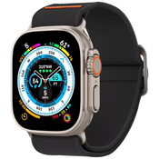 Spigen Spigen Fit Lite Ultra - Trak za Apple Watch 42/44/45/49 mm (črn)