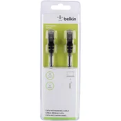 Belkin Belkin LAN (RJ45) Omrežni Priključni kabel CAT 6 S/FTP 1 m Črna Z zaščitnim zapornim zatičem