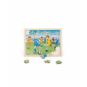 PINO TOYS SESTAVLJANKA LESENA NOGOMET 48kos
