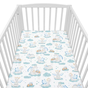 Bombažno rjuho za posteljico New Baby Zmaj 120x60 cm