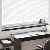 vidaXL Okenski nadstrešek Črna z lesnim vzorcem 120 x 25 x 4,5 cm PVC