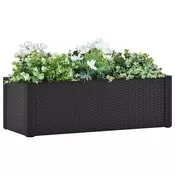 VIDAXL visoka greda z zalivalnim sistemom (100x43x33cm)