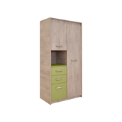 MATIS KINDER Ormar 2V3F, Zeleni