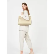 LANCASTER Paris Nakupovalna torba Lancaster Cabas Foulonné Milano XL Champagne zlata