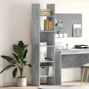 Ormaric za knjige boja betona 40x35x180 cm konstruirano drvo