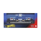 Komplet 2 modelov avtomobilov Mattel Hot Wheels Premium Formula 1 2025 Visa Cash App Racing Bulls Formula One Team (JMM94)