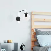 Opviq Zidna lampa E14 Socket, Crno-Bela