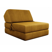 Fotelja Miami 112 Žuta, 58x73x90cm, Tkanina