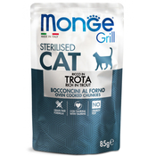 Monge | Grill Sterilised hrana za odrasle mačke s postrvjo v želeju
