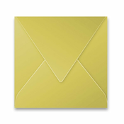 Clairefontaine barvna kuverta 165 × 165 mm, limetina zlata, 20 kosov, 165 × 165 mm