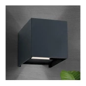 Orion AL 11-1192 - LED spoljašnje zidno svetlo CUBE 2xLED/3W/230V IP54 antracit