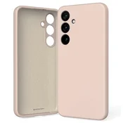 Mercury Silikonski ovitek Mercury za Samsung Galaxy S24 Plus, roza peščeno-rumen