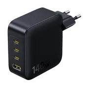 Baseus EnerFill FH11 GaN hitri namizni polnilnik 140W kozmično črne barve 6932172698812