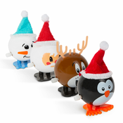 Božična figurica za navijanje Crazy Santa 8 cm