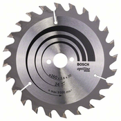 BOSCH List kružne testere Optiline Wood 160x20/16 x 2.6 mm