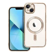 shumee Ovitek Electro MAG, združljiv z MagSafe, za iPhone 13 zlate barve