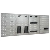 Zidne ploce za alat 4 kom 40 x 58 cm celicne