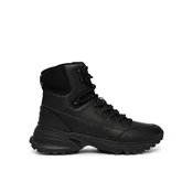 Pohodni čevlji Calvin Klein Hike Runner Mid Laceup Lth HM0HM02323 Črna