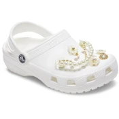 Crocs JIBBITZ GOLD AND FLORAL 5 PACK, vložki za obutev, bela 10014675