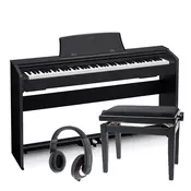 CASIO PX770 BK PRIVIA  SET (SLUŠALICE I KLUPICA)